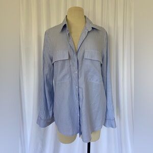 Babaton Artizia Striped Button Down Shirt